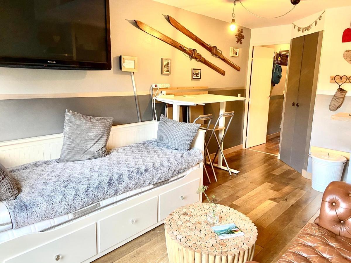 Penthouse Apartment 28M² In Avoriaz Right Next To 3 Ski Lifts, Lake View Bagian luar foto